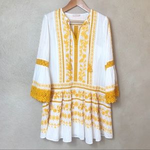 Tory burch gabriella dress yellow Clearance